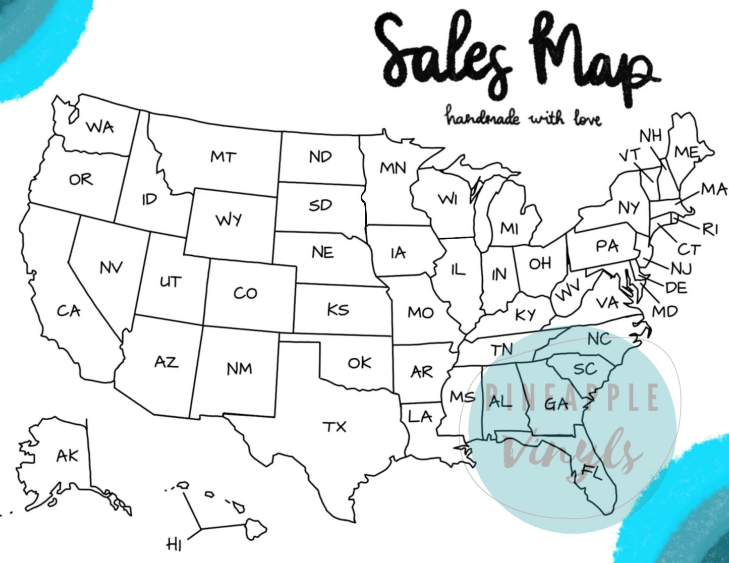 Small Business Sales Map