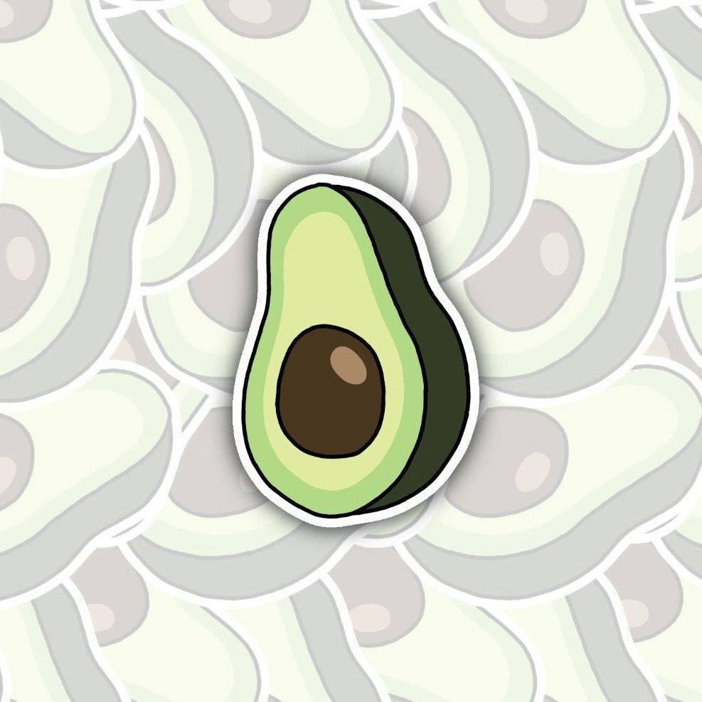 Avocado Freshavocado Avocado toast trendy sticker tumblr sticker designs Sticker Decal