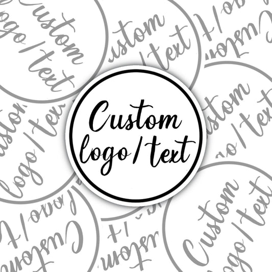 Custom Logo Text Thank you sticker sheets, Small Business, Packaging, Baby Shower, Gift Tag, Price Tag Sticker Decals