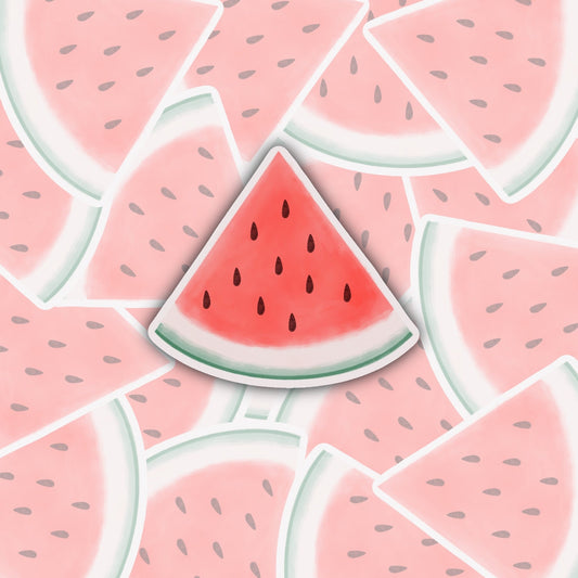 Watercolor Watermelon Sticker Perfect for Crafting and Decorating, Laptop, iPad, Water Bottle Sticker