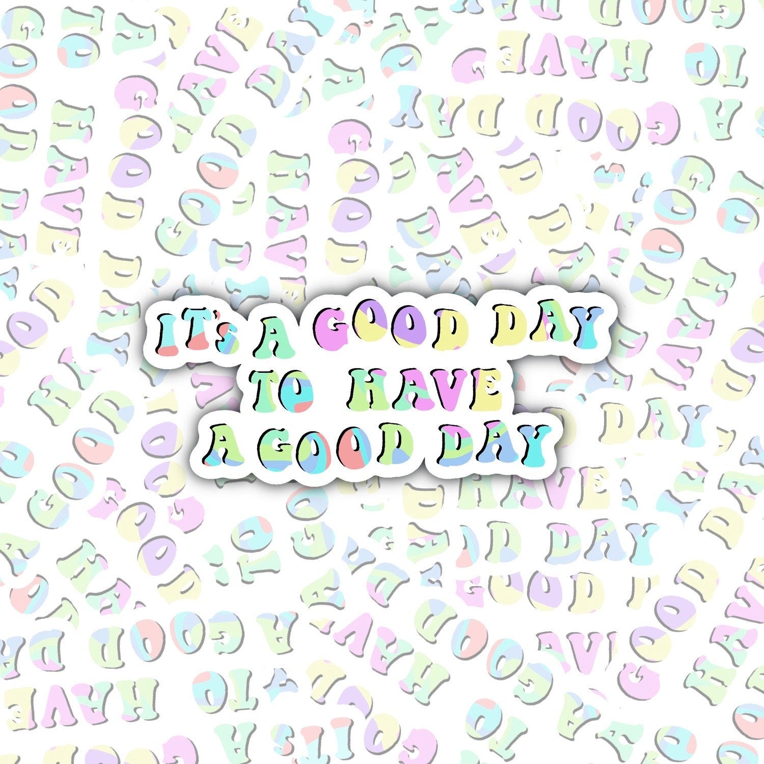 Its a good day to have a good day Sticker Decal, Disco Lover, Retro Lover, Perfect for Laptops, iPads, Water Bottles, Phones, Sticker